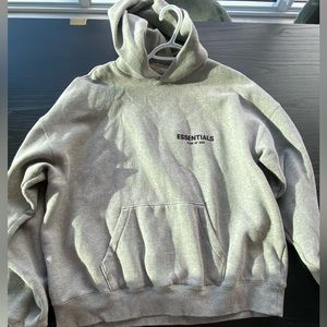 First Edition Fear of God Essentials Grey Hoodie. Size M (fits baggy)